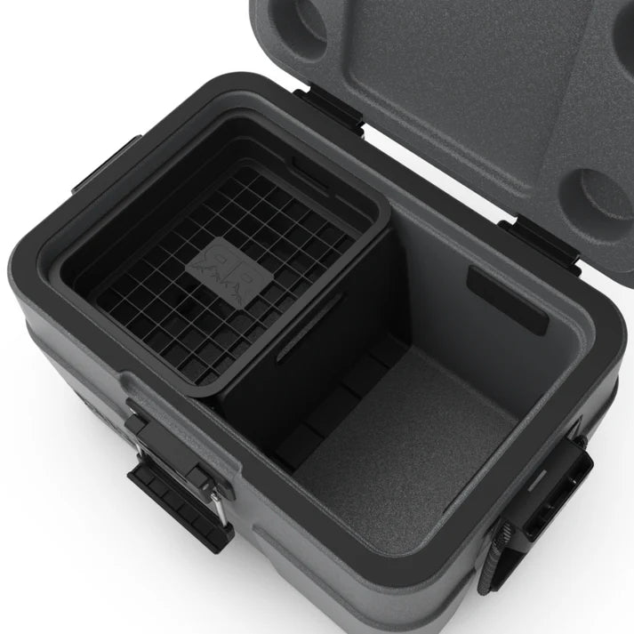 45qt.  Gunmetal Grey Rugged Road Cooler