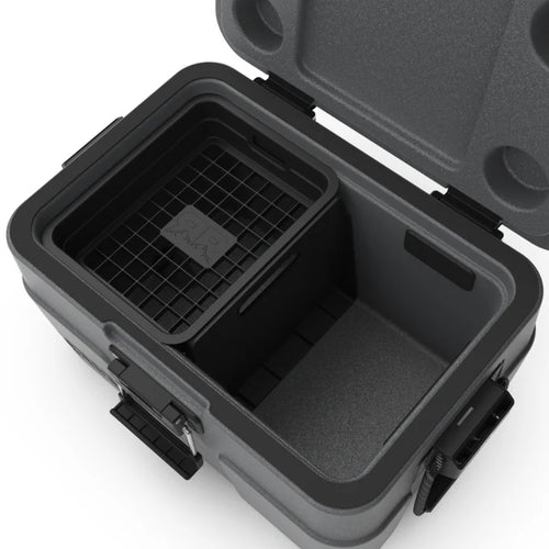 45qt.  Gunmetal Grey Rugged Road Cooler