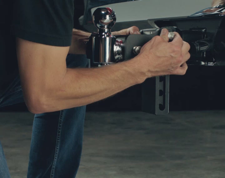 Tow & Stow Adjustable Ball Mount GM MultiPro/MultiFlex